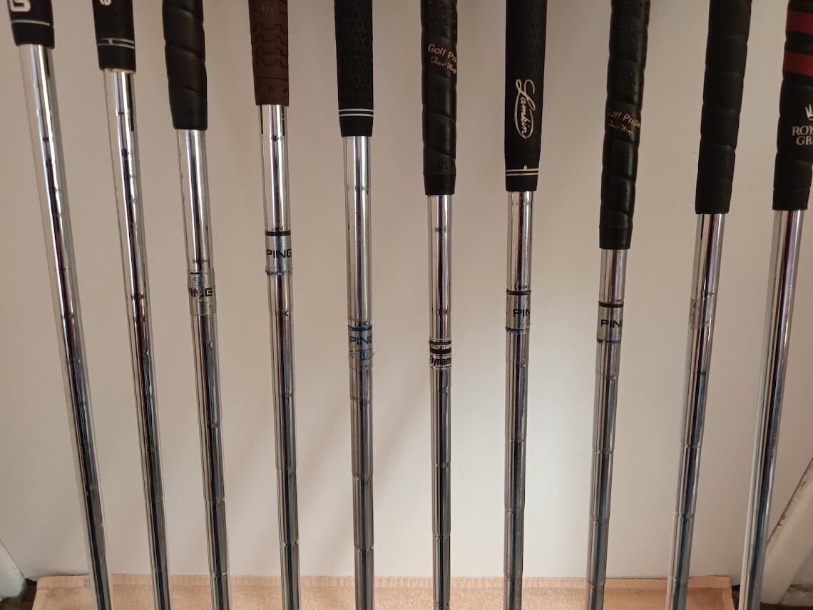 TZ GOLF - VINTAGE RARE Ping Eye2, Black Dot 2-9, A, SW Irons, 10