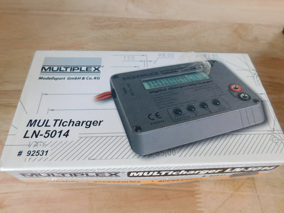 Multiplex Multicharger Digital Charger LN-5014 * NiCd NiMH LiPo Li-Ion Pb, 6/39 - Image 4 of 4