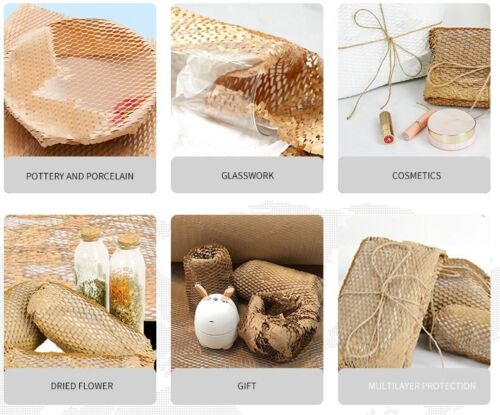 Eco Friendly Packing Kit Honeycomb Cushioning Packing Paper for Moving/Shipping - Picture 4 of 5