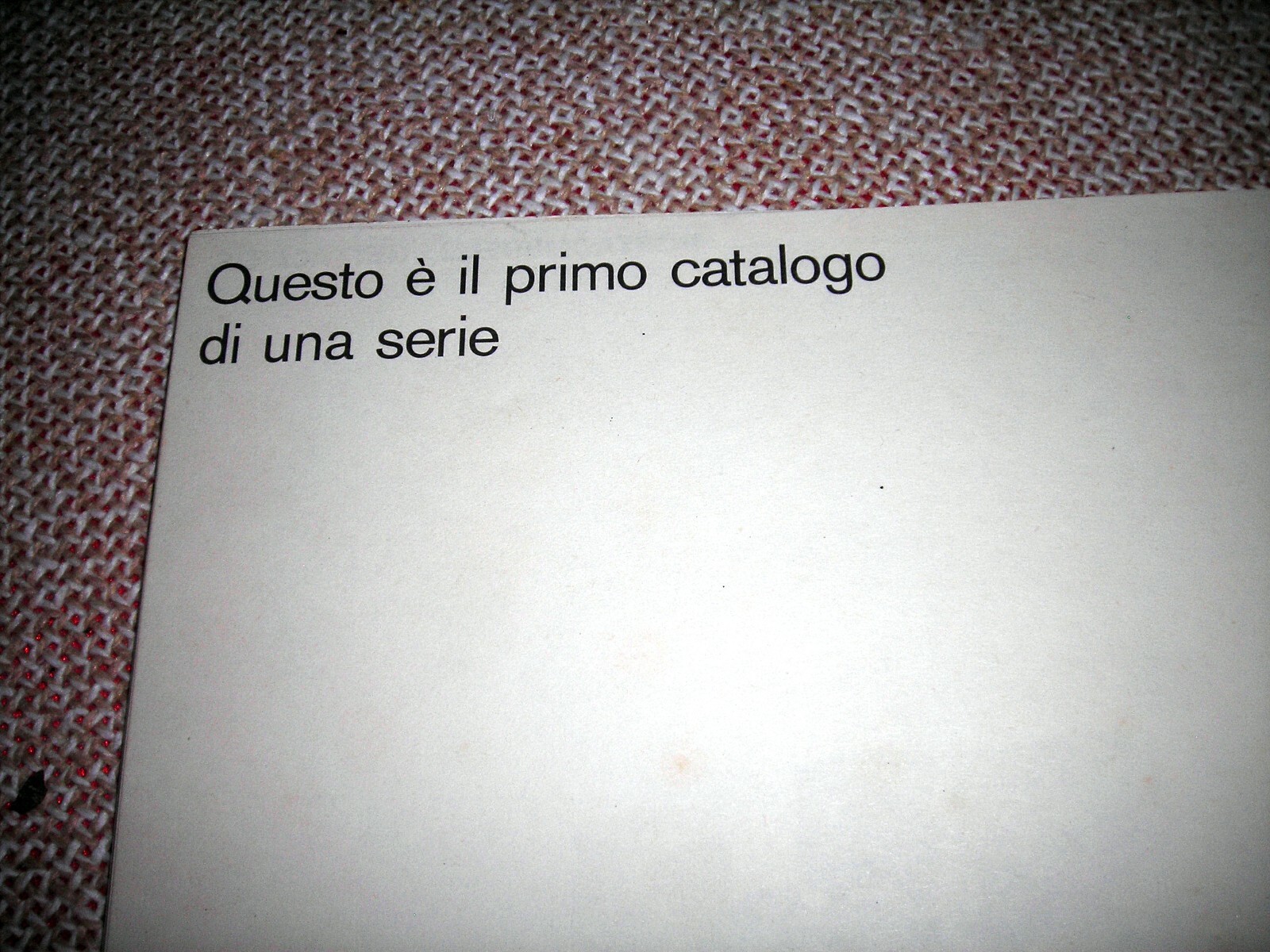 METAMOBILE SIMON GAVINA GENERAL CATALOGUE 1976 RARE