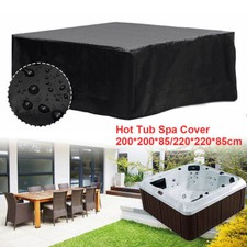 2-Size Tub Spa Covers Caps Hot Guard Furniture Dust Protector Waterproof Outdoor