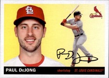 2020 Topps Archives PAUL DEJONG 1955 Style Base Card Cardinals #77