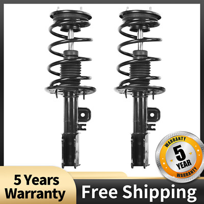 2x Front Shock Struts W/ Coil Spring Mounts For Ford Taurus 2013 2014-2019