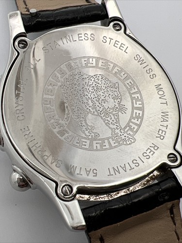 EFFY New York Stainless Steel MOP Chronograph Diamond Bezel 40mm Quartz Watch - Picture 14 of 15