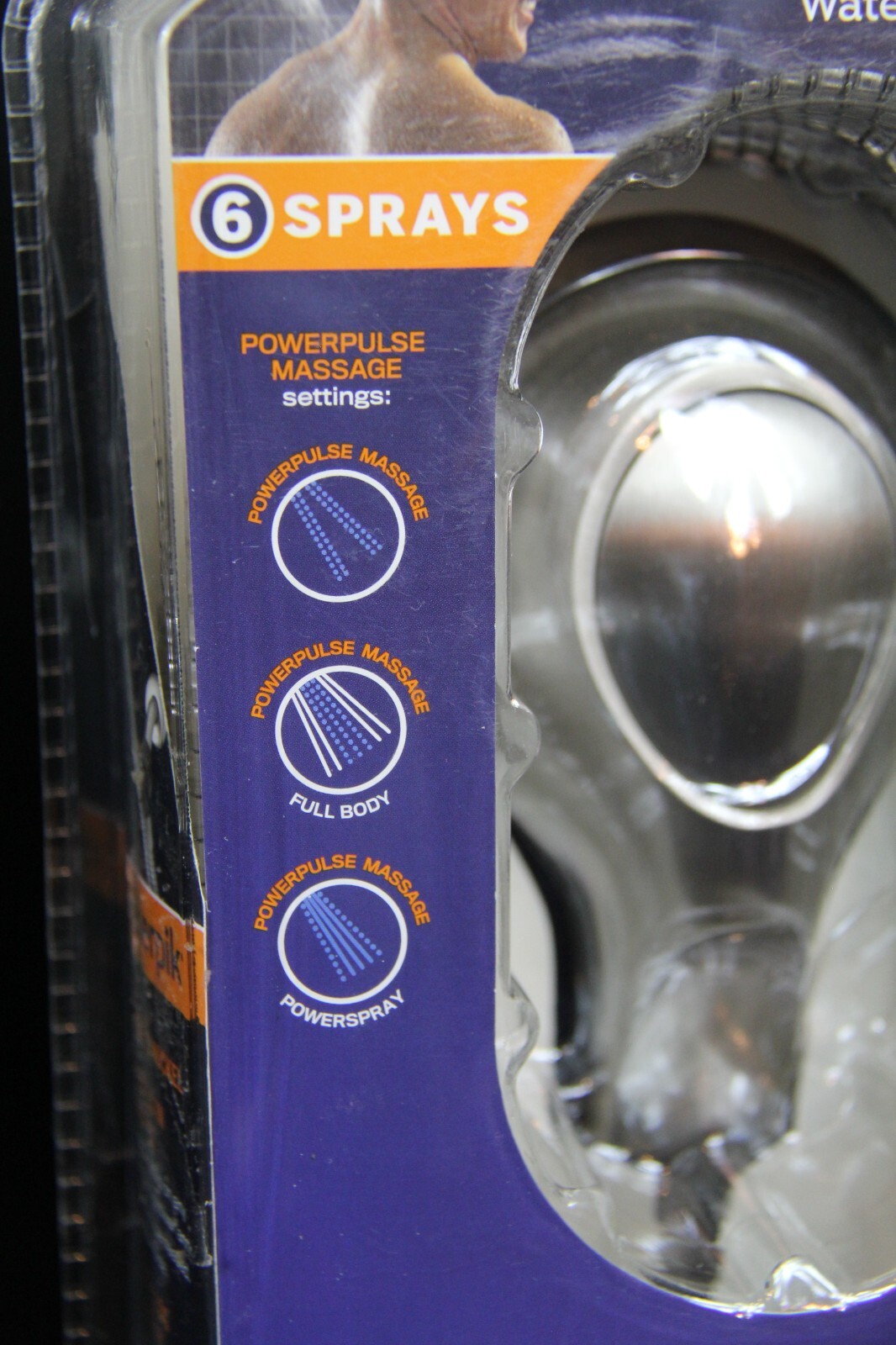 Waterpik PowerPulse 6Spray Shower head XAU643E Therapeutic Strength Massage eBay