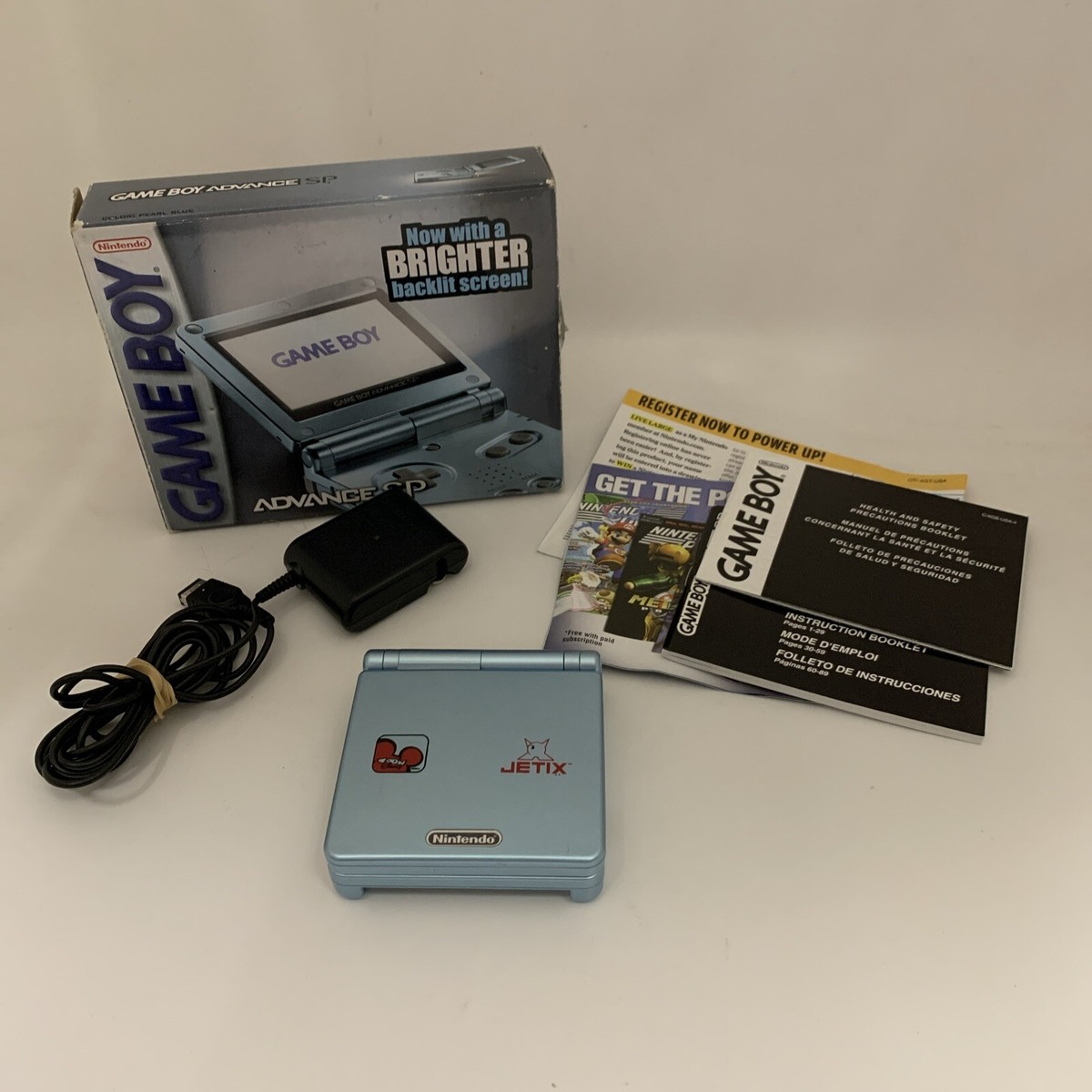 Nintendo Switch Nintendo GAMEBOY ADVANCE SUPER RARE* Gameboy Advance SP Disney Jetix AGS-101 TESTED WORKING