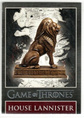 GAME OF THRONES SEASON 8 DRAGONSTONE MAP MARKERS INSERT CARD DM2 HOUSE LANNISTER