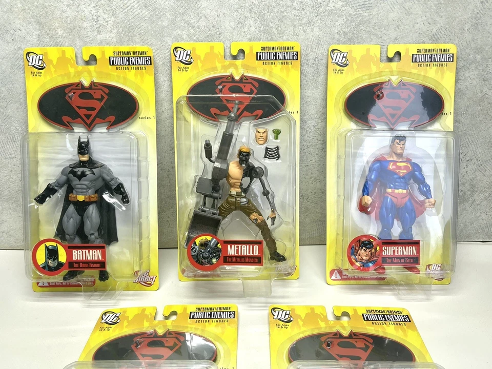 Полный комплект DC Direct Superman/Batman/Shazam/Captain Atom/Metallo Public Enemies - Изображение 2 из 4