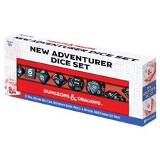 SDZ200201 Sirius Dice Dungeons  Dragons New Adventurer Set with Black Dice