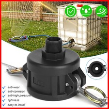 275-330 Gallon IBC Tank Adapter for Garden Hose 2" Camlock Fittings to 3/4" Male