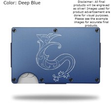 Custom "SERPERIOR" Laser Engraved Wallet - Slim Metal Wallet