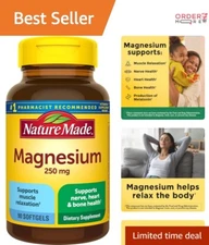 Essential Magnesium 250 mg Softgels - Relax Your Muscles & Support Heart Health