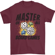Master of All Board Games Mens T-Shirt 100% Cotton