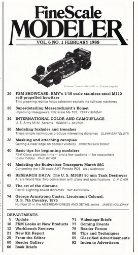 FINESCALE MODELLIERER 2/88 M36B1 TANKZERSTÖRER, MESSERSCHMITT 163B KOMET, VORDÄCHER - Bild 2 von 2