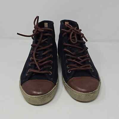 FRYE Men\'s Chambers Cap High Sneaker Brown Suede Navy Sneakers boots  10 FRYE Men main image 4