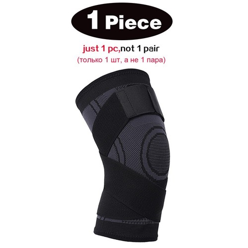Knee Sleeve Compression Brace Support Gym for Sport Joint Pain Arthritis Relief - Picture 14 of 19