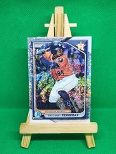 2024 Bowman Chrome Pascanel Ferreras Speckle Refractor 1st Bowman 185/299 Astros
