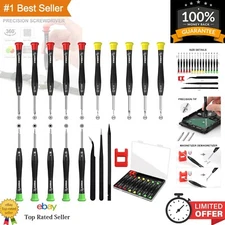 19-Piece Precision Screwdriver Set with Portable Case for Electronics Repair