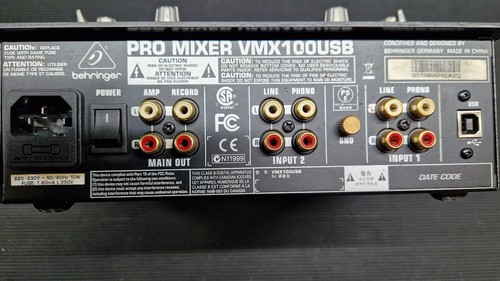 Behringer VMX1000USB DJ Mixer - gebraucht, funktionsfähig, zerkratzt - Bild 8 von 9