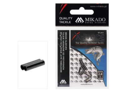 Mikado Brass Crimps 12pcs Bas de ligne montés - Photo 1/3