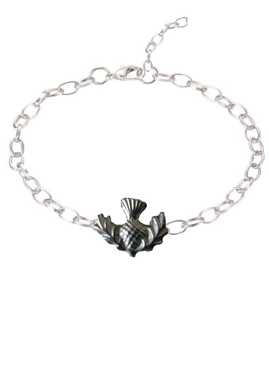 Snake Emblem Made From Fine English Pewter on a Anklet / Bracelet