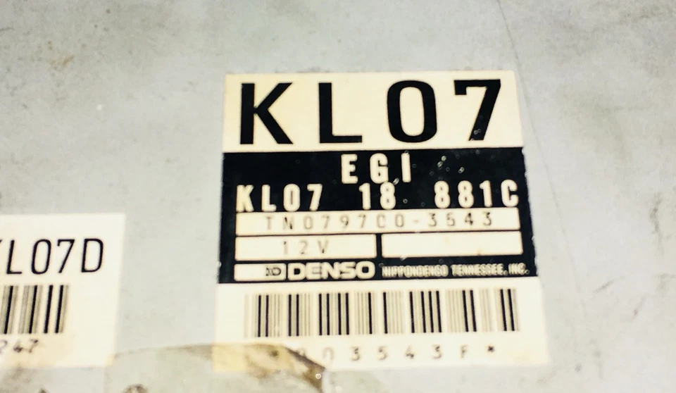 Ford Probe 1993 ECU KL07 18 881C Foto 2 de 4