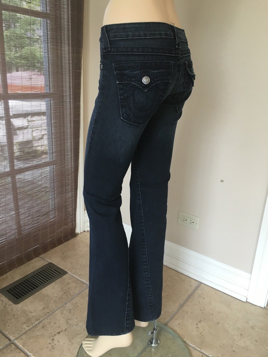 True Religion Joey Dark Rinse Low Rise Jeans, Sz.27, New | eBay