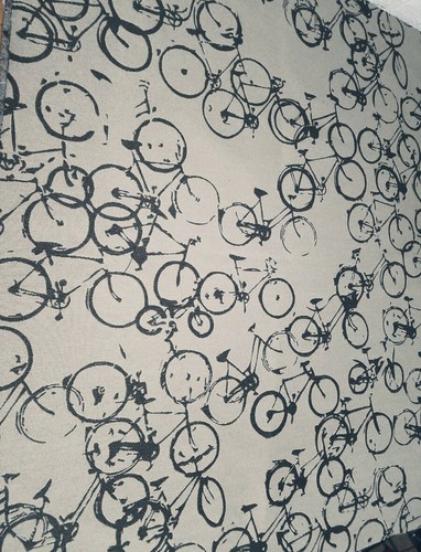 FABRIC"REMNANT"PC.HEAVY WT. POLY BLEND NEW TO STORE BICYCLES! - Picture 2 of 4