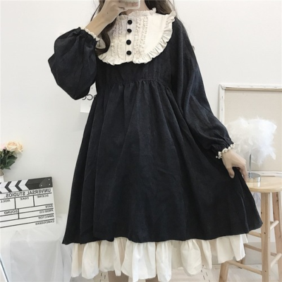 Japanese Vintage Harajuku Gothic Lolita Style Streetwear Dress Loose Dresses | eBay Japanese Vintage Harajuku Gothic Lolita Style Streetwear Dress Loose Dresses | eBay