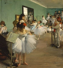Edgar Degas : "The Dance Class" (1874) — Giclee Fine Art Print