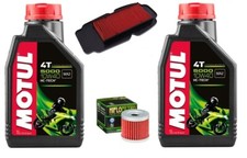 HONDA XL125 Varadero Carb 2001-2006 MOTUL 10W-40 OIL & AIR FILTER SERVICE KIT