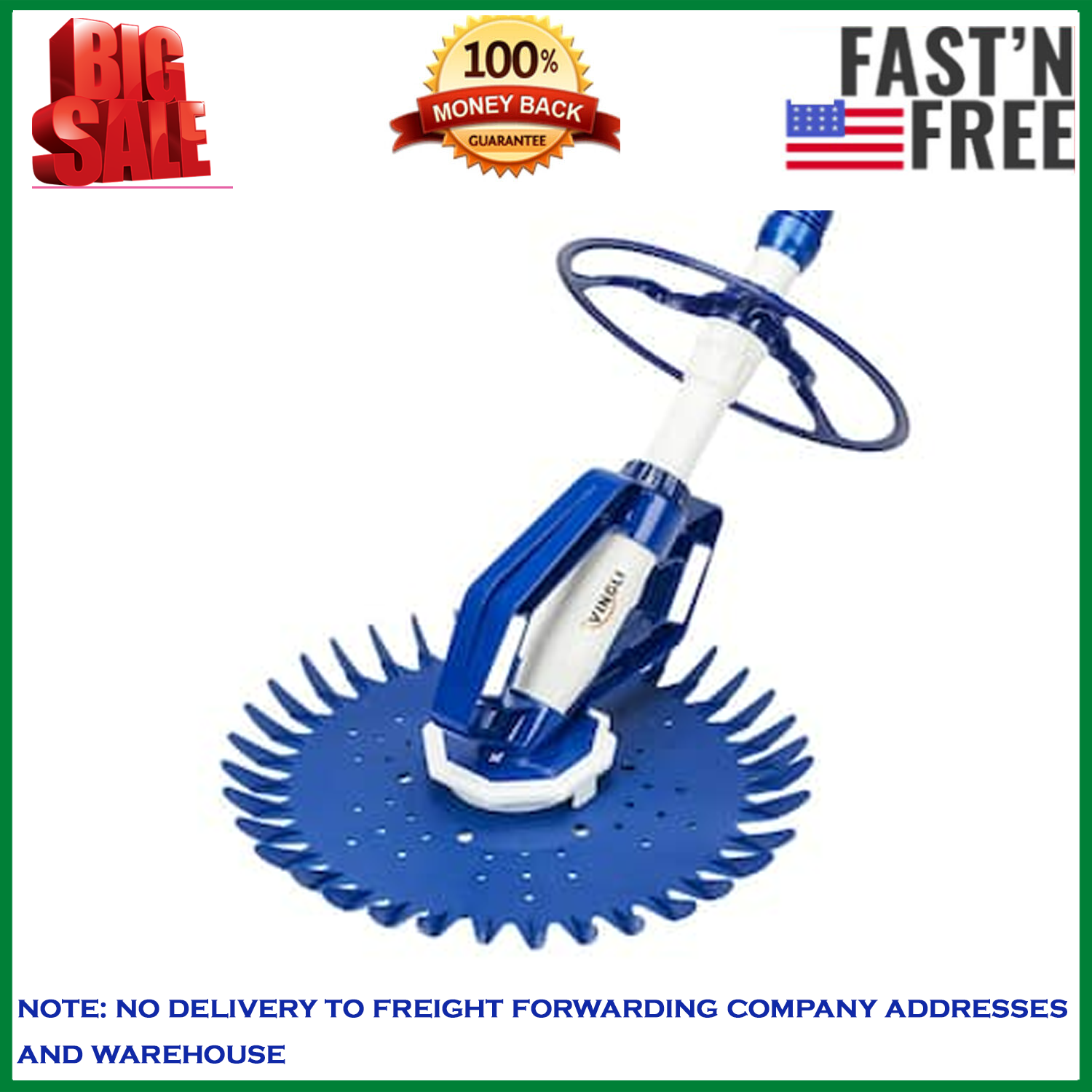 Pool Vacuum Pool Cleaner Automatic Sweeper Swimming Pool Creepy Crawler