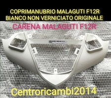COPRIMANUBRIO MALAGUTI F12 R LC AC BIANCO NON VERNICIATO COPRI MANUBRIO PHANTOM