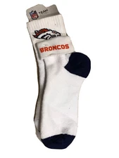 Officially Licensed Denver Broncos Large Mens Socks
