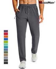 Men's Workout Pants Lightweight Outdoor Hiking Pants Casual Running Sweatpants