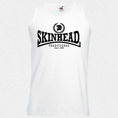 SKINHEAD TRADITIONAL Tank Top Neu S-XXL Wifebeater Oi Punk Working Class Shirt - Bild 1 von 2