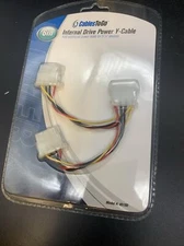 Cables To Go 6-inch Internal Power Y Cable model 45180 NEW in Pkg