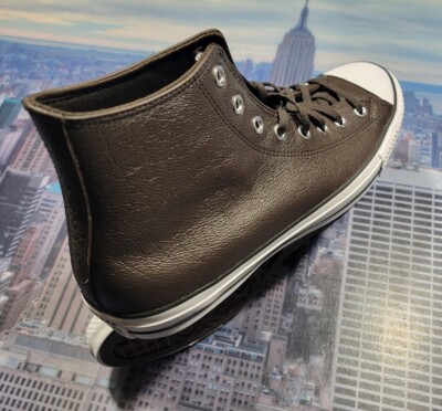 Converse Chuck Taylor All Star High Top Leather Velvet Brown Size