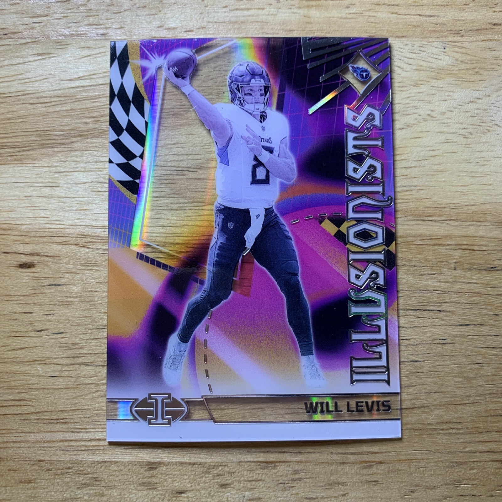 2023 Panini Illusions Will Levis Illusionists Rainbow RC #18 Titans SP CASE HIT