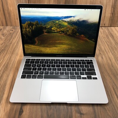 Apple MacBook Air 2020 Silver 13'' Touch ID 512GB SSD 16GB RAM 1.2GHz i7 Tested