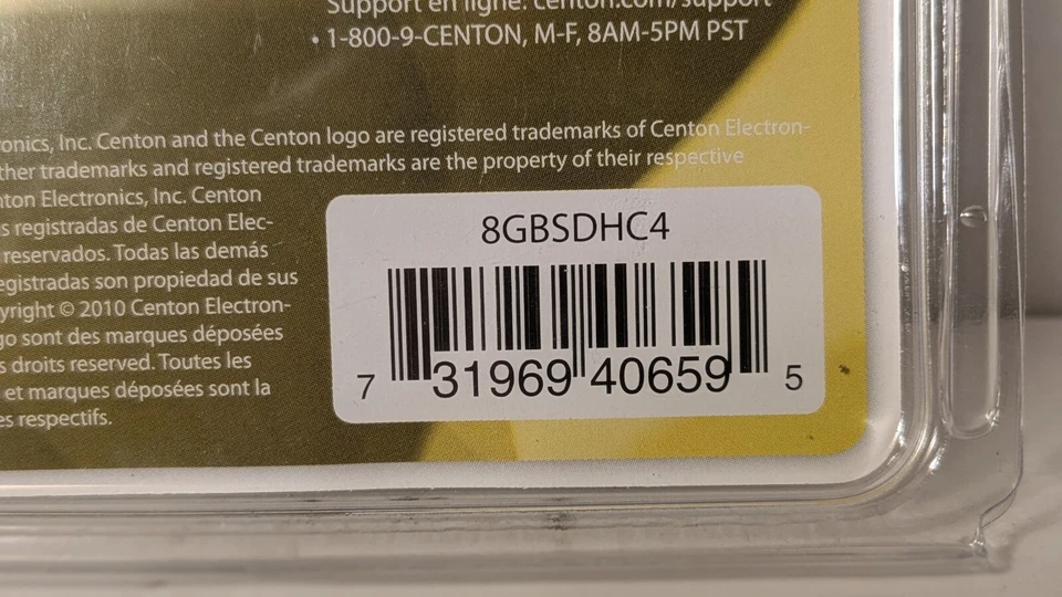 Centon 8GB SD/HC Flash Memory Cards Class 4 - Image 3 of 4