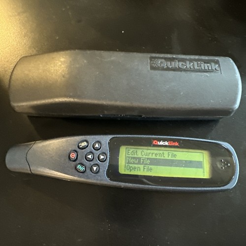 Vintage 1999 WizCom QuickLink Pen Handheld Scanner With Case - 第 1/3 張圖片