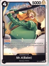 Mr.4(Babe) OP14-093 Common The Azure Sea's Seven One Piece