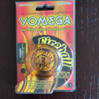 Vintage Neu Versiegelt Yomega Yo-Yo Orange Made in USA Fireball High Performance