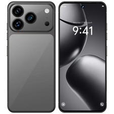 i17 Pro Max Android 16GB RAM 1TB Storage 5G 6.8in Screen Titanium Black