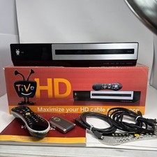 TiVo HD DVR TCD652160 180hr Recorder w/ Remote Box Digital TV Series 3 - READ