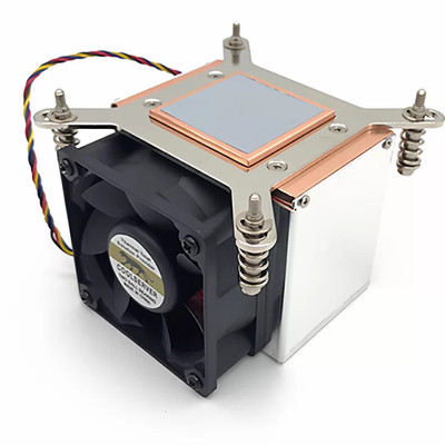 CoolServer CPU Cooler for LGA115X LGA1200 Aluminum Heatsink Active Fan