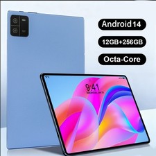 2026 New Tablet PC 12GB RAM 256GB ROM Android 14 Octa-core 8000mAh 1920 1200 Pad