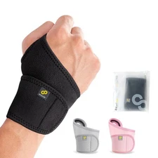 Bracoo WS10 Wrist Support Brace, Hand Support, Adjustable Wrist Wrap Strap for