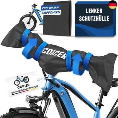 Coicer 2er pack Lenkerschutzhülle Ebike Transportschutz Fahrrad Zubehör F